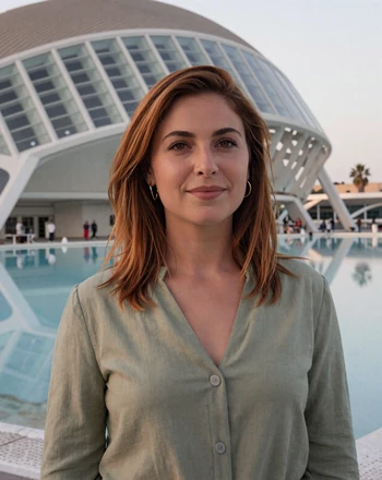 Elena, 33, Spanish woman from Valencia near the City of Arts and Sciences